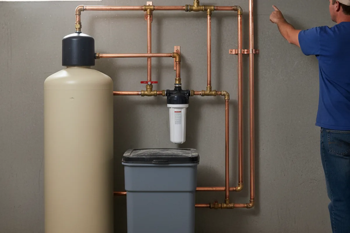 Whole-house water treatment system installed in Shawnee
